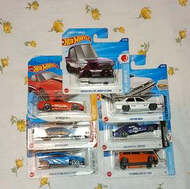 LOTTO 7 HOT WHEELS
