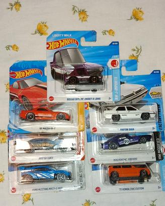 LOTTO 7 HOT WHEELS