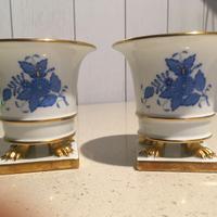 piccoli vasi di preziosa porcellana Herend-Hungary