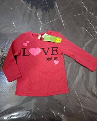 Maglietta Benetton Bambina 