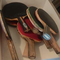 gomme e racchette ping pong 