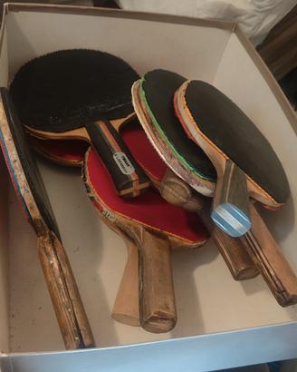 gomme e racchette ping pong 