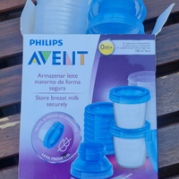 Philips avent contenitori vasetti latte materno