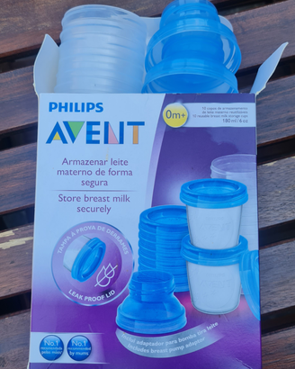 Philips avent contenitori vasetti latte materno