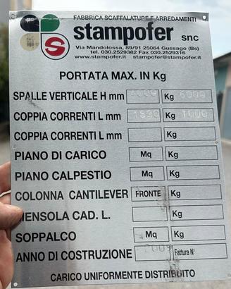 Scaffalatura per Logistica magazzino