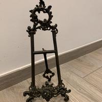 Cavalletto da tavolo in ottone brunito