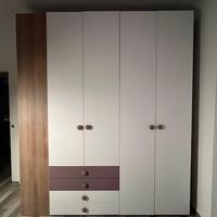 armadio e libreria per stanza ragazze/bambine