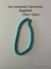 collana donna turchese