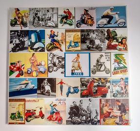 Quando grande stampa Vespa 50.