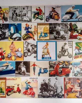 Quando grande stampa Vespa 50.