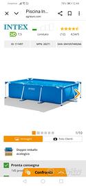 piscina  intex 260x160x65