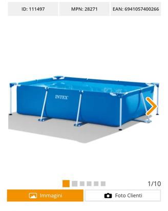 piscina  intex 260x160x65