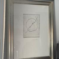 Lucio Fontana acquaforte concetto spaziale PDA