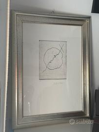 Lucio Fontana acquaforte concetto spaziale PDA