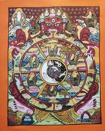Thangka thanka tangka tibetano nepalese originale 