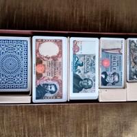 Set di fiches da gioco anni 70 in cofanetto.