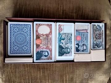 Set di fiches da gioco anni 70 in cofanetto.