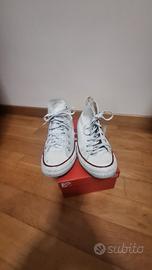 scarpe sportive converse donna im tela bianc n.38