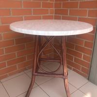 Tavolino in Rattan