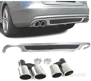 DIFFUSORE AUDI A4 B8 SEDAN AVANT 07-11 LOOK S LINE