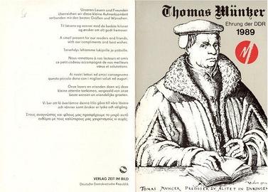Francobolli collezione DEUTSCHE THOMAS MUNTZER