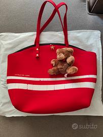 Borsa rossa La fille des fleurs
