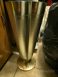 1960S IRMEL ANODIZED ALUMINUM UMBRELLA HOLDER