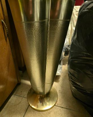 1960S IRMEL ANODIZED ALUMINUM UMBRELLA HOLDER