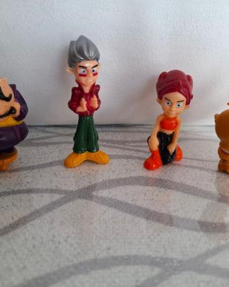 Set 4 personaggi Gli Skatenini Kinder Sorprese