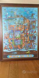 quadro puzzle di Mordillo 