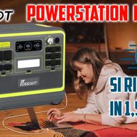 Power Station portatile 2400W Fossibot F2400