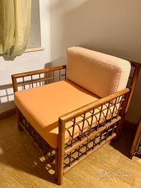 Poltrona in rattan