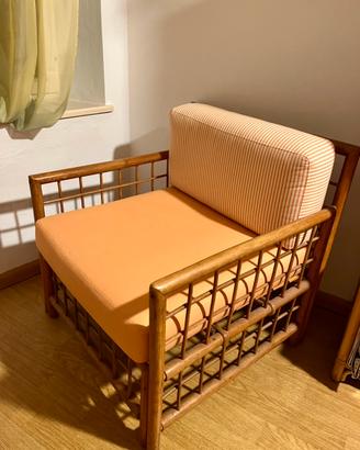Poltrona in rattan