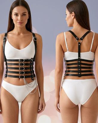 Harness body cintura corpo gothic rave punk body