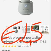 Scalda biberon da viaggio