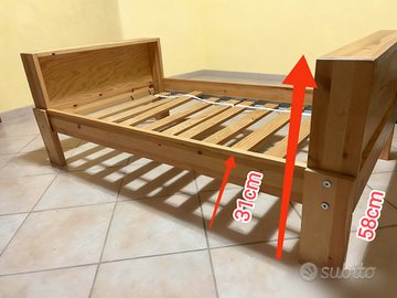 Letto Ikea allungabile+materasso