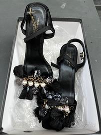 Sandali con tacco Tosca blu 38