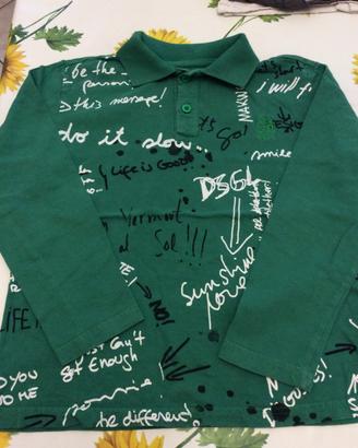 Polo a maniche lunghe bambino 7/8 anni Desigual