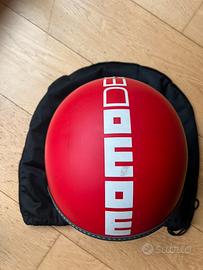 Momo - Casco da moto rosso