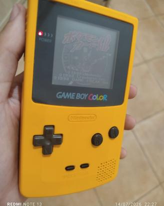 Nintendo Game Boy Color Giallo (Yellow) + Pokémon