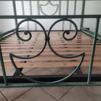 Letto matrimoniale vero ferro battuto