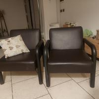 Poltroncine in pelle