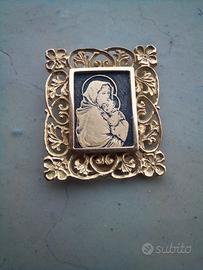 Cornicetta in oro della Madonna