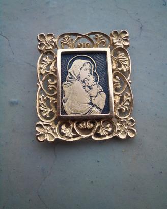 Cornicetta in oro della Madonna