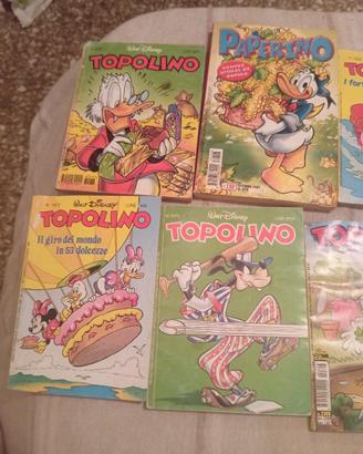 libri di topolini tra cui una di paperini