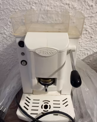 Faber macchinetta del caffe bianca