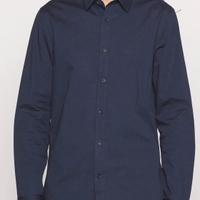 Camicia Calvin Klein Nuovo fitted stretch blu Tg38