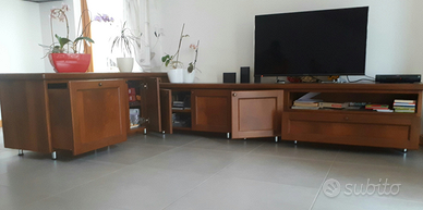 Mobile Soggiorno in Noce