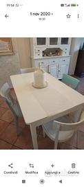 Tavolo Shabby chic Allungabile 