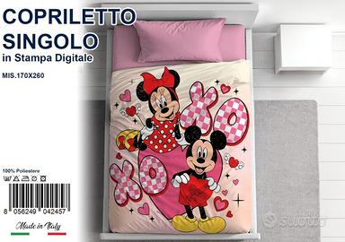 Copriletto Singolo Disney